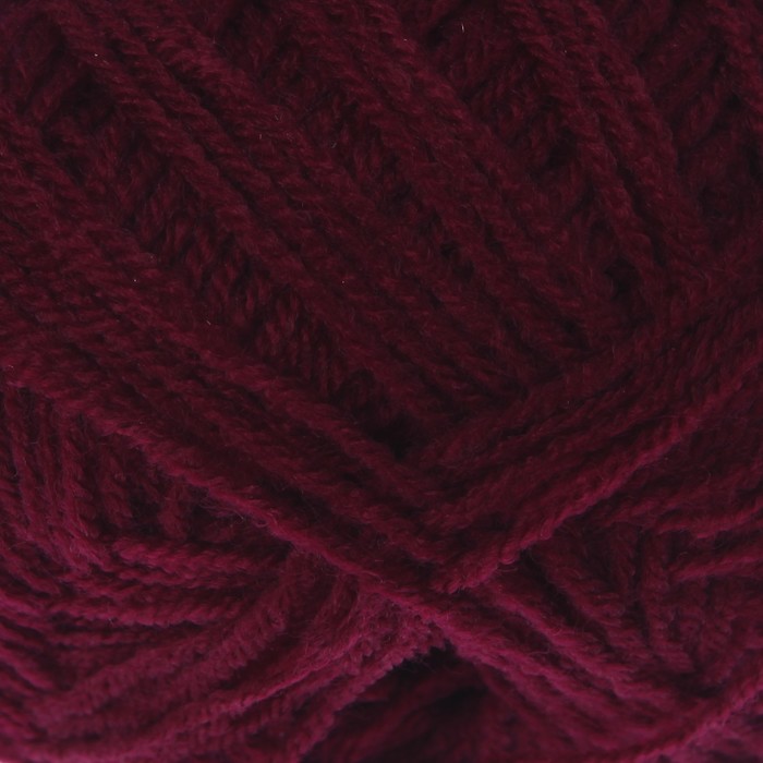 Пряжа "Adelia Natali" 100% акрил 300м/50гр (07 бордовый)