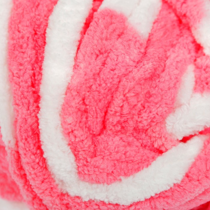 Пряжа "Adelia Dolly" 100% полиэстер 40м/100гр (16 бело-розовый)