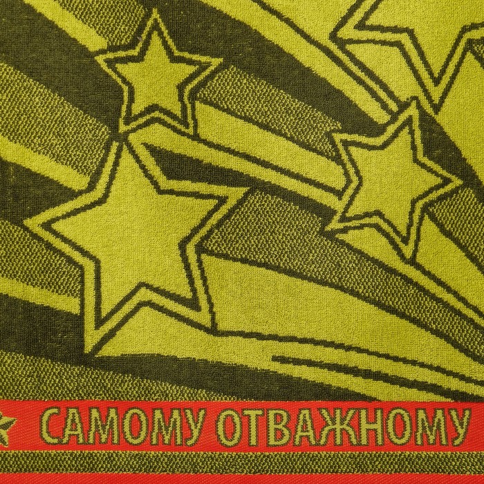 Полотенце махровое Brave ПЛ-2602-3144,50х90 см, цв. 10000, зеленый, 420 г/м, 100% хл.