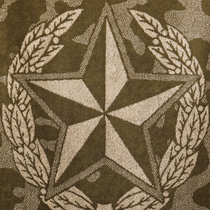 Полотенце махровое Military ПЛ-2602-3143,50х90 см, цв. 10000, зеленый, 420 г/м, 100% хл. 301480