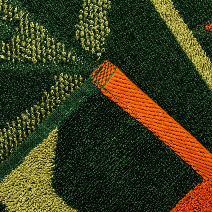 Полотенце махровое Army ПЛ-2602-3138, 50х90 см, цв. 10000, зеленый, 420 г/м, 100% хл.