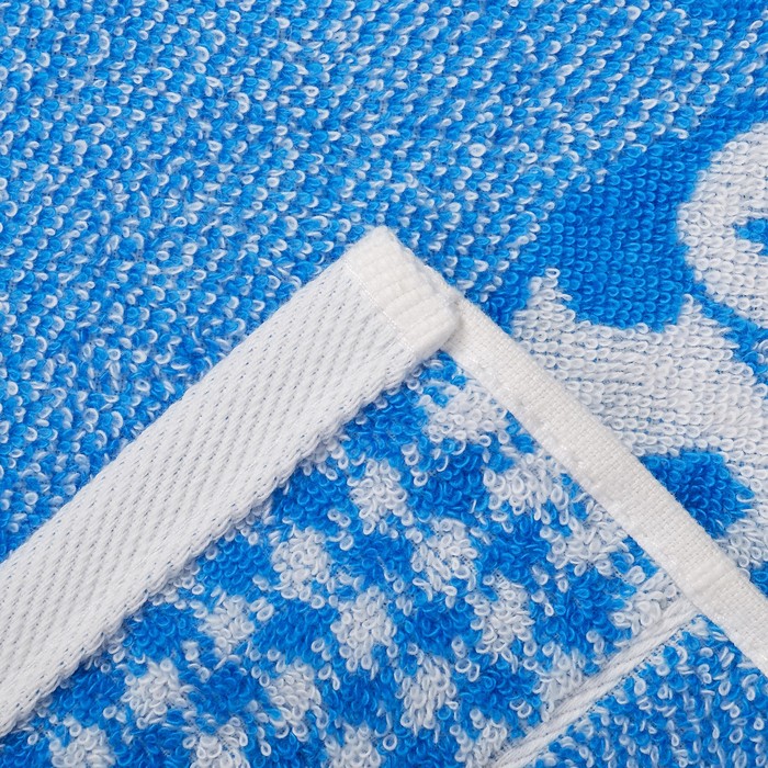 Полотенце махровое Happy cow ПЛ-2702-3072, 30х70, цв. 30000, синий, хл.100%, 420 гр/м