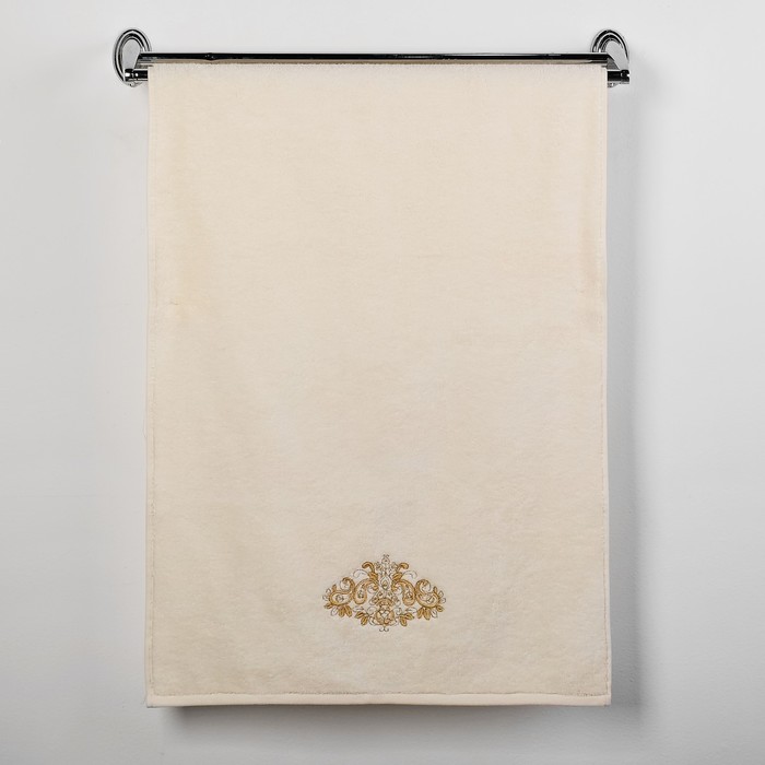 Полотенце махровое Giorgio primo ПЦ-625-20/470 ВМ 261, 50х100, цв.218,молочный, хл.100%, 470   30185