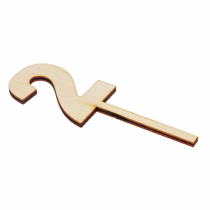 Топпер цифра "2", 4х12см