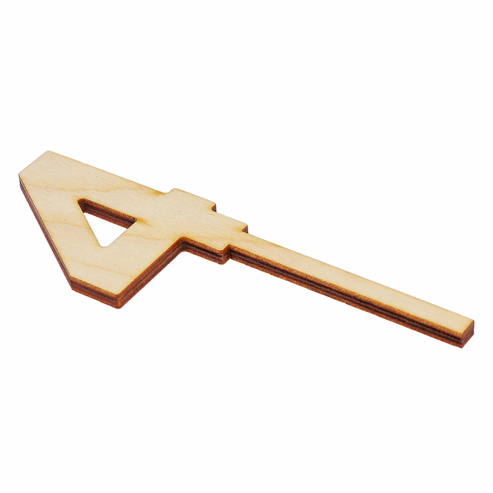 Топпер цифра "4", 4х12см