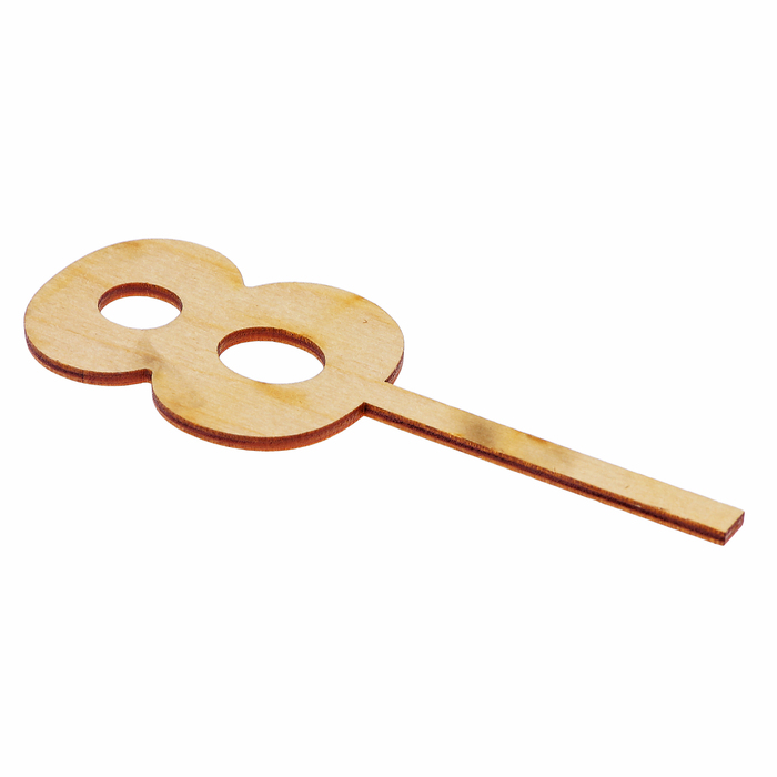 Топпер цифра "8", 4х12см