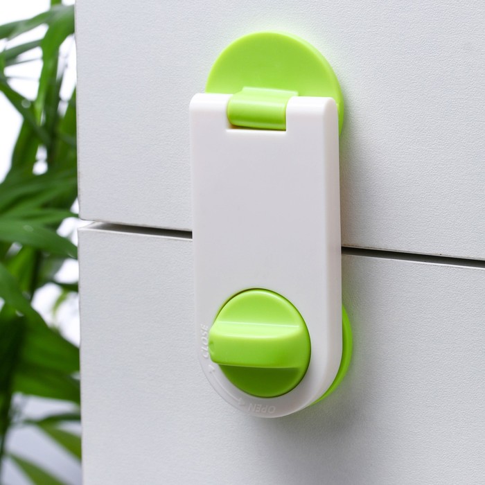 Блокиратор для дверей шкафов, цвет зелёный