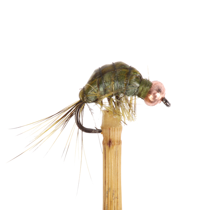 Мушка Gammarus Amphipod, 12, olive copper