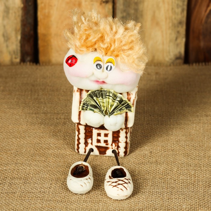 Оберег "Домовой на домике"  90*90*260