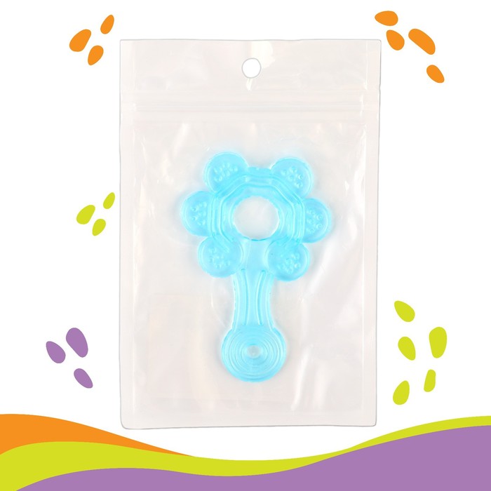 Прорезыватель силиконовый, цвета МИКС