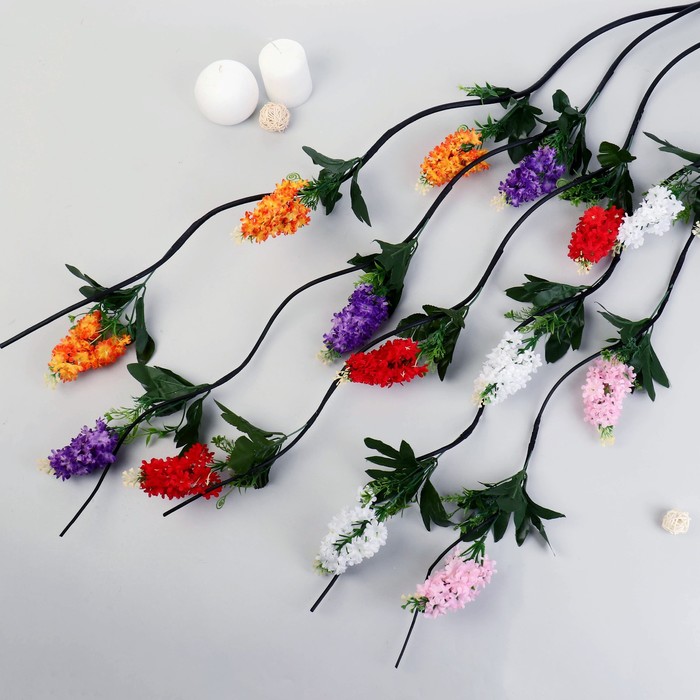 Декор ветка "Бутоны цветов" 150 см, (цена за штуку) микс