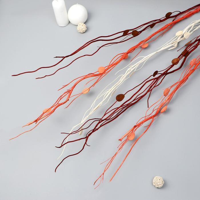 Декор ветка "Капли лепестки" 160 см, (цена за штуку) микс