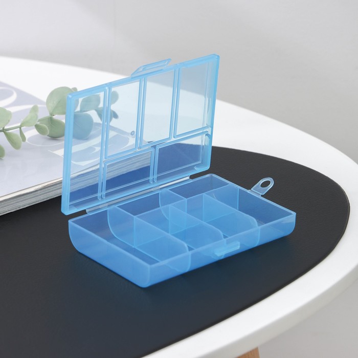 Бокс для хранения, 6 отделений, цвет МИКС