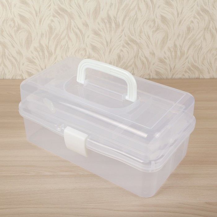 Бокс для хранения раздвижной, прозрачный