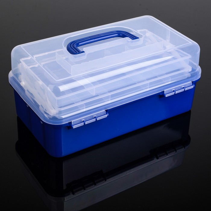 Бокс для хранения раздвижной, цвет МИКС