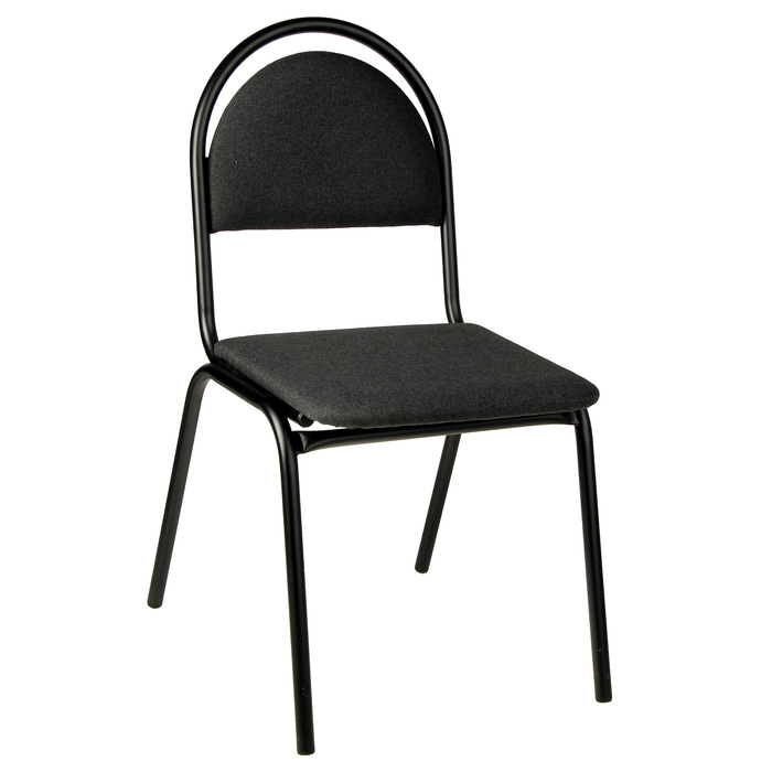 Стул для посетителей SEVEN, ткань, серый