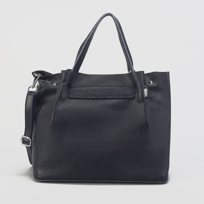 Сумка женская на молнии, 1 отдел, цвет синий