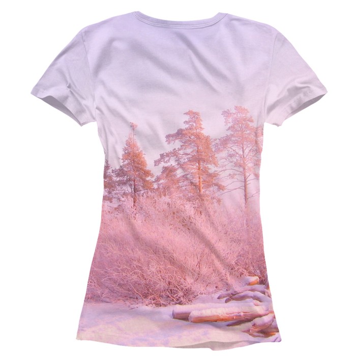 Футболка женская "Зимнее утро", размер XS PEY-836044