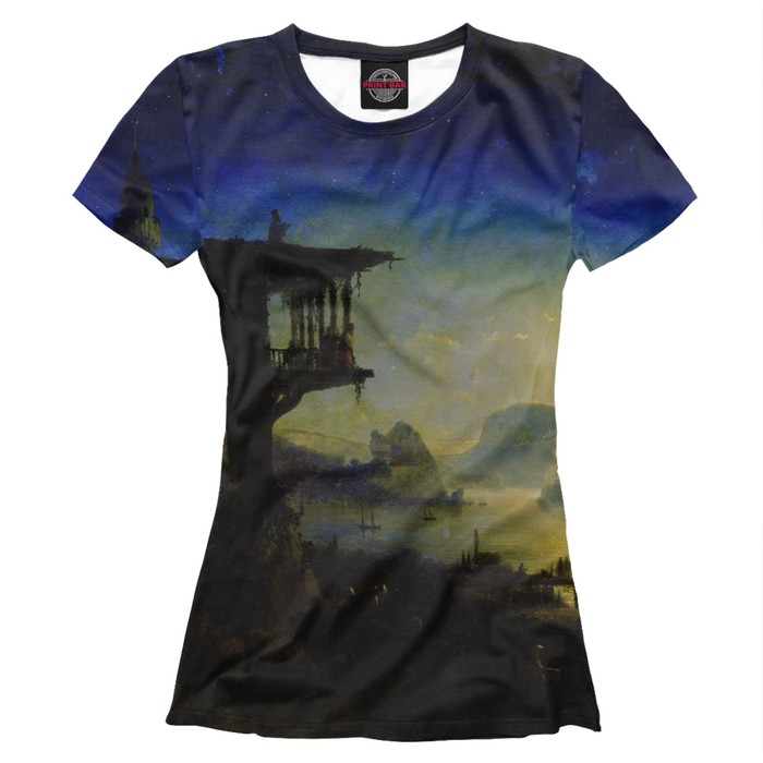 Футболка женская "Айвазовский", размер 4XL GHI-688250