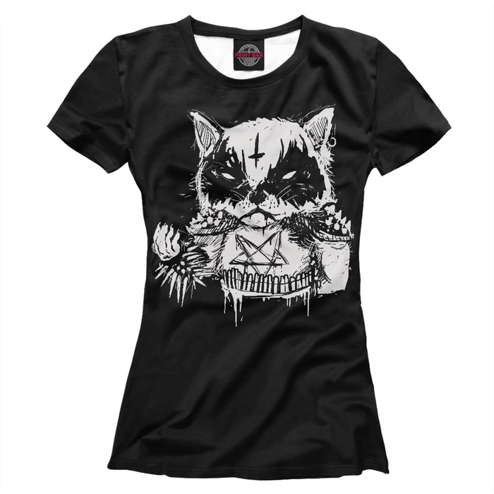Футболка женская Dark Cat, размер XXL DAR-109644
