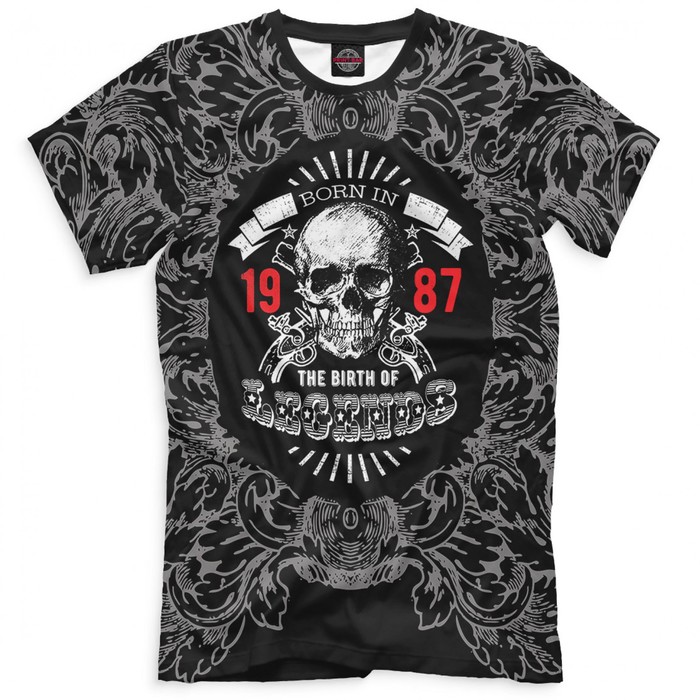 Футболка мужская "Рождение легенд — 1987", размер 5XL DVE-887294