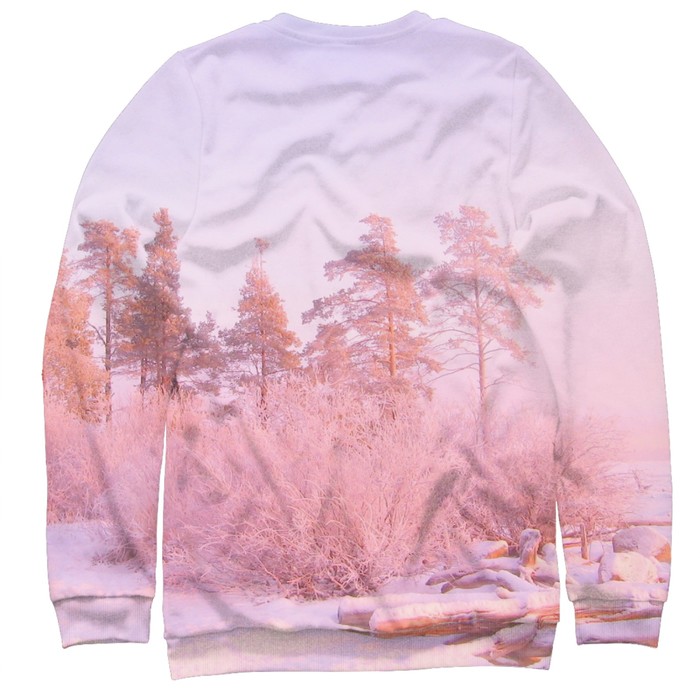 Свитшот женский "Зимнее утро", размер 4XL PEY-836044