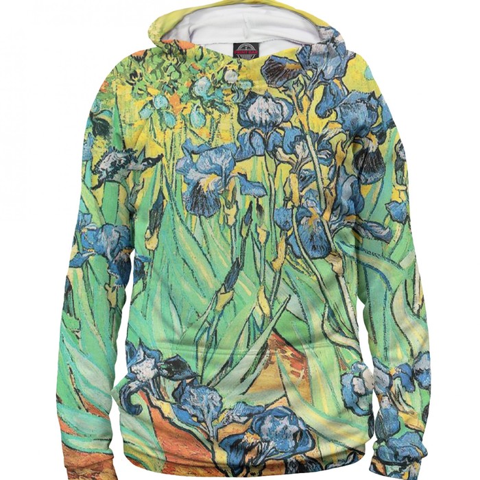 Худи женское "Ирисы", размер 4XL GHI-238953