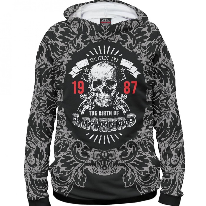 Худи женское "Рождение легенд — 1987", размер L DVE-887294