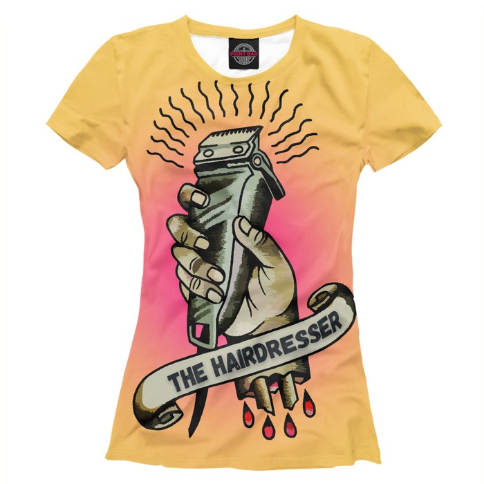 Футболка женская The hairdresser, размер M VSG-999270