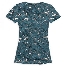 

Футболка женская «Волны», размер M