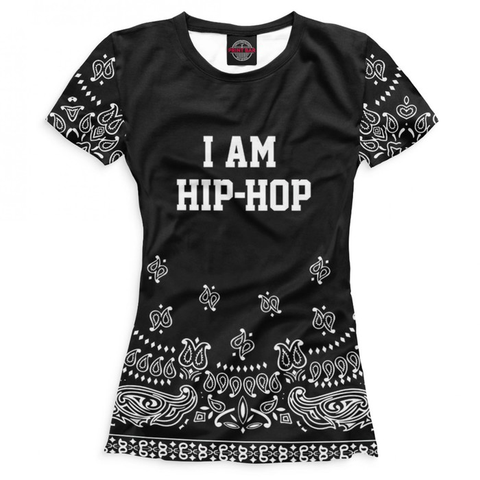 Футболка женская I Am Hip-Hop, размер XXXL DNC-350526