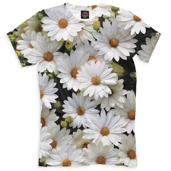 Футболка мужская "Цветы", размер L CVE-513328