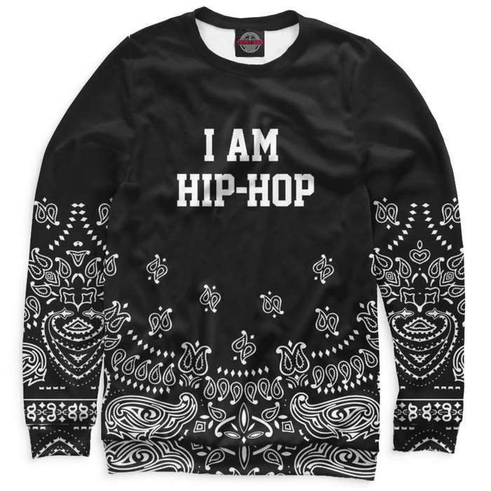 Свитшот женский I Am Hip-Hop, размер XXXL DNC-350526