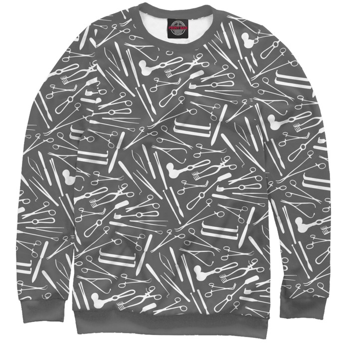 Свитшот женский "Хирургические инструменты", размер 4XL VRC-274328
