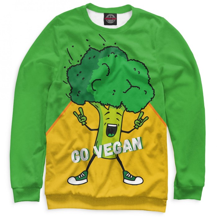 Свитшот мужской Go Vegan, размер XXL VGN-654445