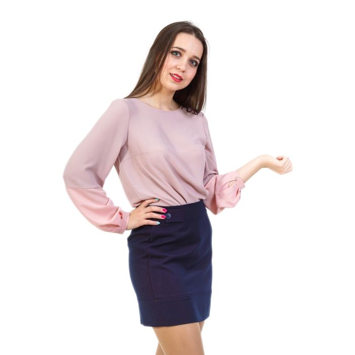 Блузка женская, размер 42, цвет кремовый 286В1193