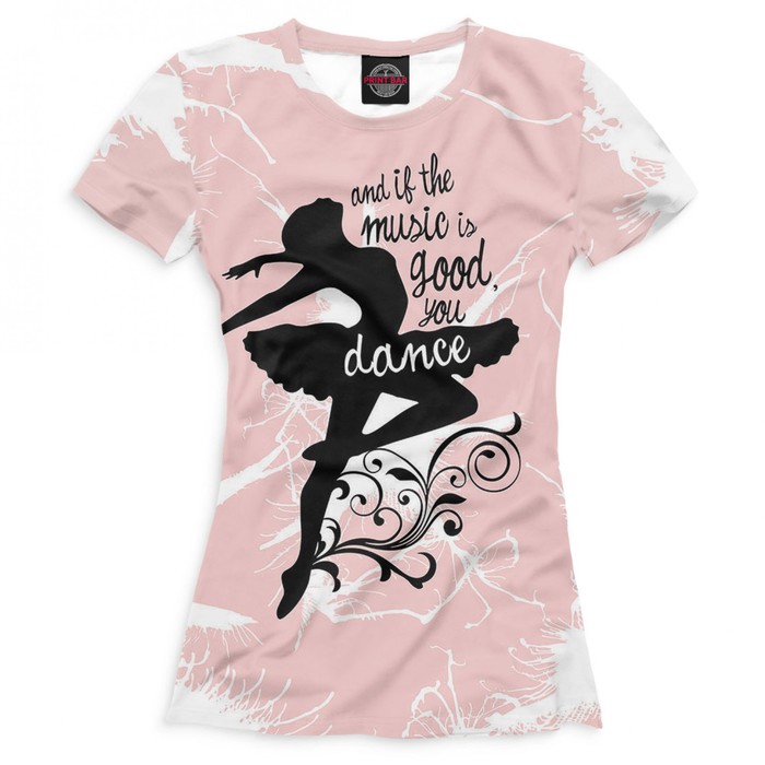 Футболка женская Танцы, размер L DNC-174316