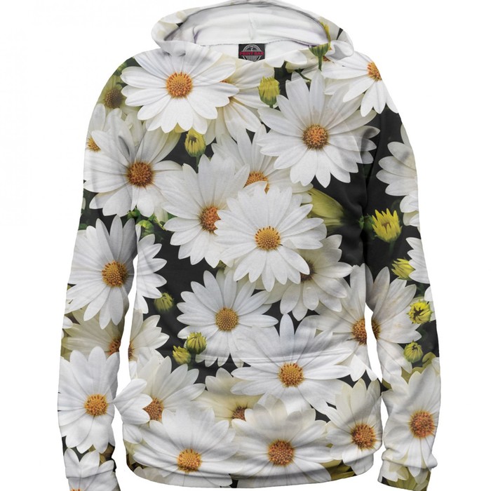 Худи мужское "Цветы", размер S CVE-513328