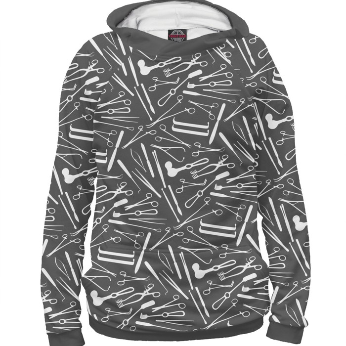 Худи мужское "Хирургические инструменты", размер S VRC-274328