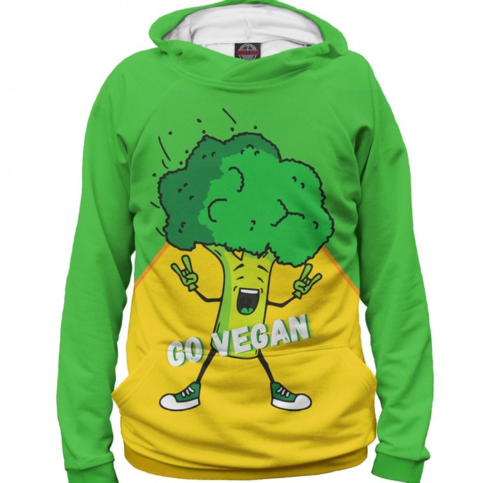Худи мужское Go Vegan, размер XXL VGN-654445
