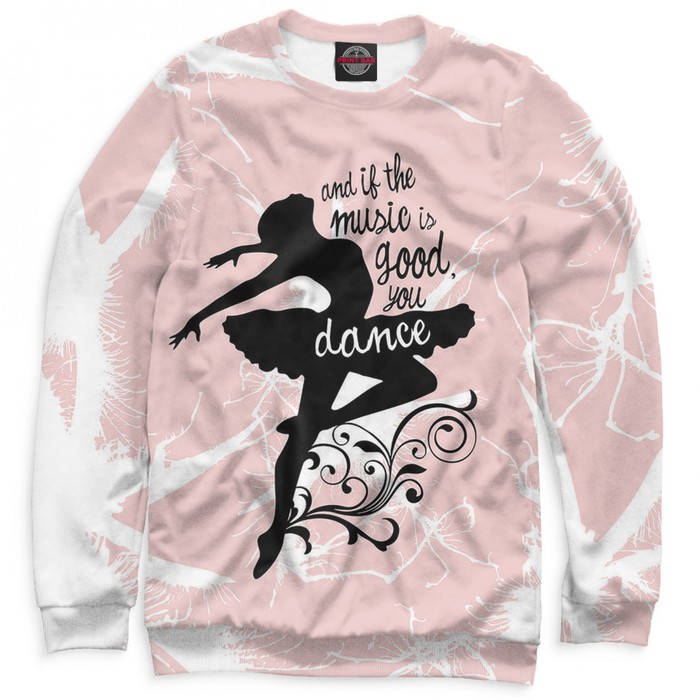 Свитшот женский Танцы, размер XXXL DNC-174316