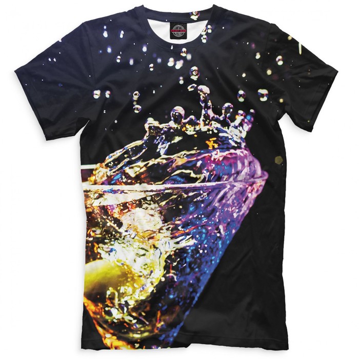 Футболка мужская "Коктейль", размер XS BAR-970203