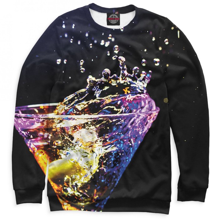 Свитшот женский "Коктейль", размер L BAR-970203