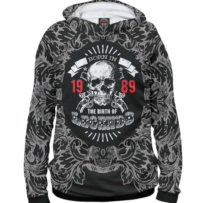 Худи мужское "Рождение легенд — 1989", размер 4XL DVA-372500