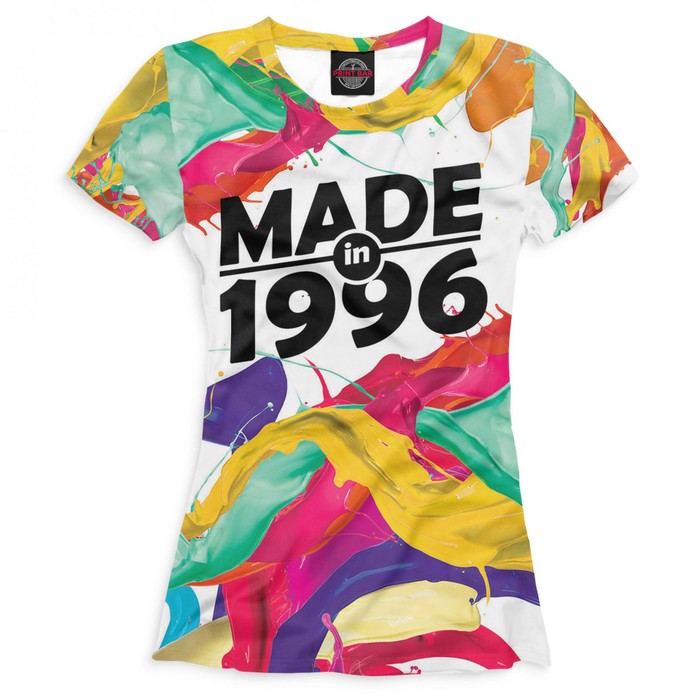Футболка женская Made in 1996, размер 5XL DDS-252984