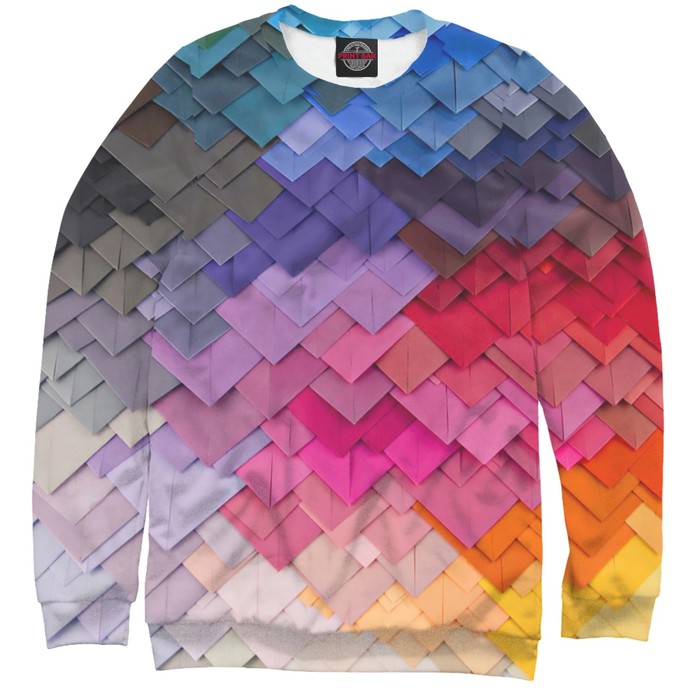 Свитшот мужской 3d Envelopes, размер 4XL GEO-874475