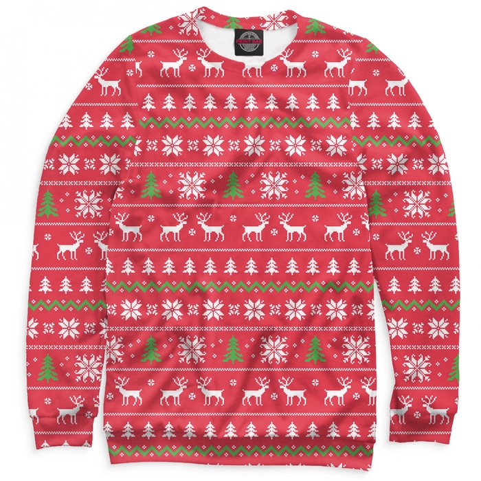 Свитшот женский "Новый Год", размер XS NOV-716265