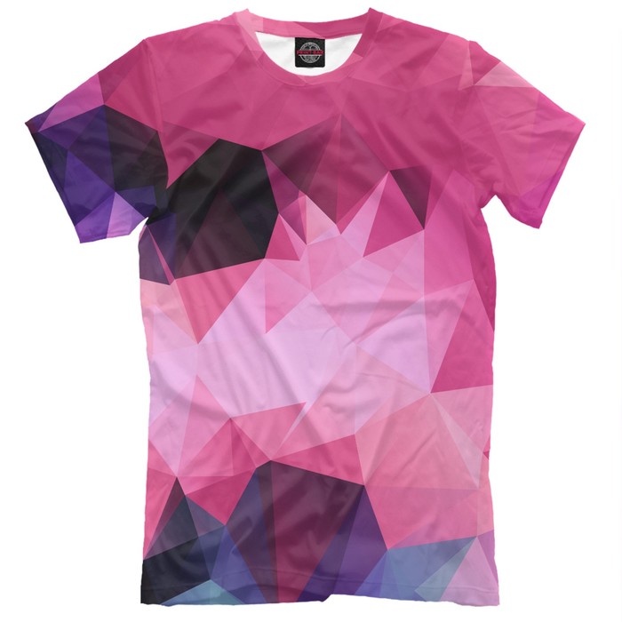 Футболка мужская Pink Polygon, размер L PSY-492768