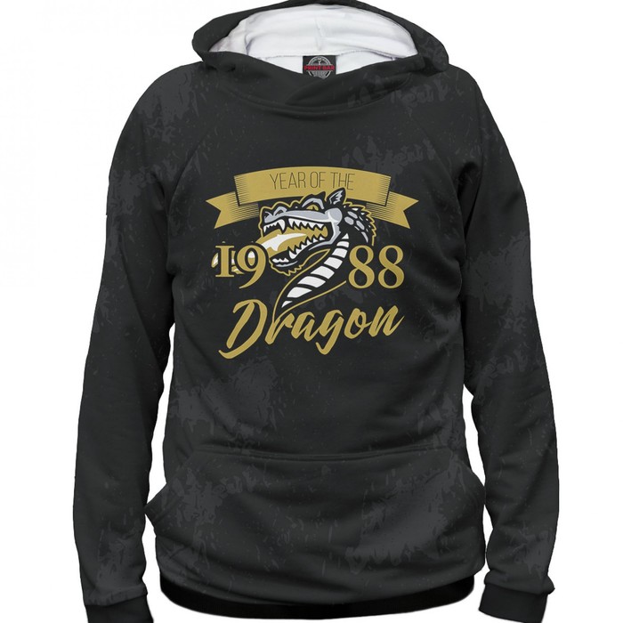 Худи мужское "Год дракона — 1988", размер XL DVV-983954