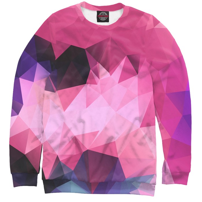 Свитшот женский Pink Polygon, размер 4XL PSY-492768